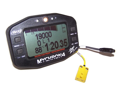 AIM MyChron 4 laptimer nu leverbaar met twéé temperatuur ingangen |  RaceXpress